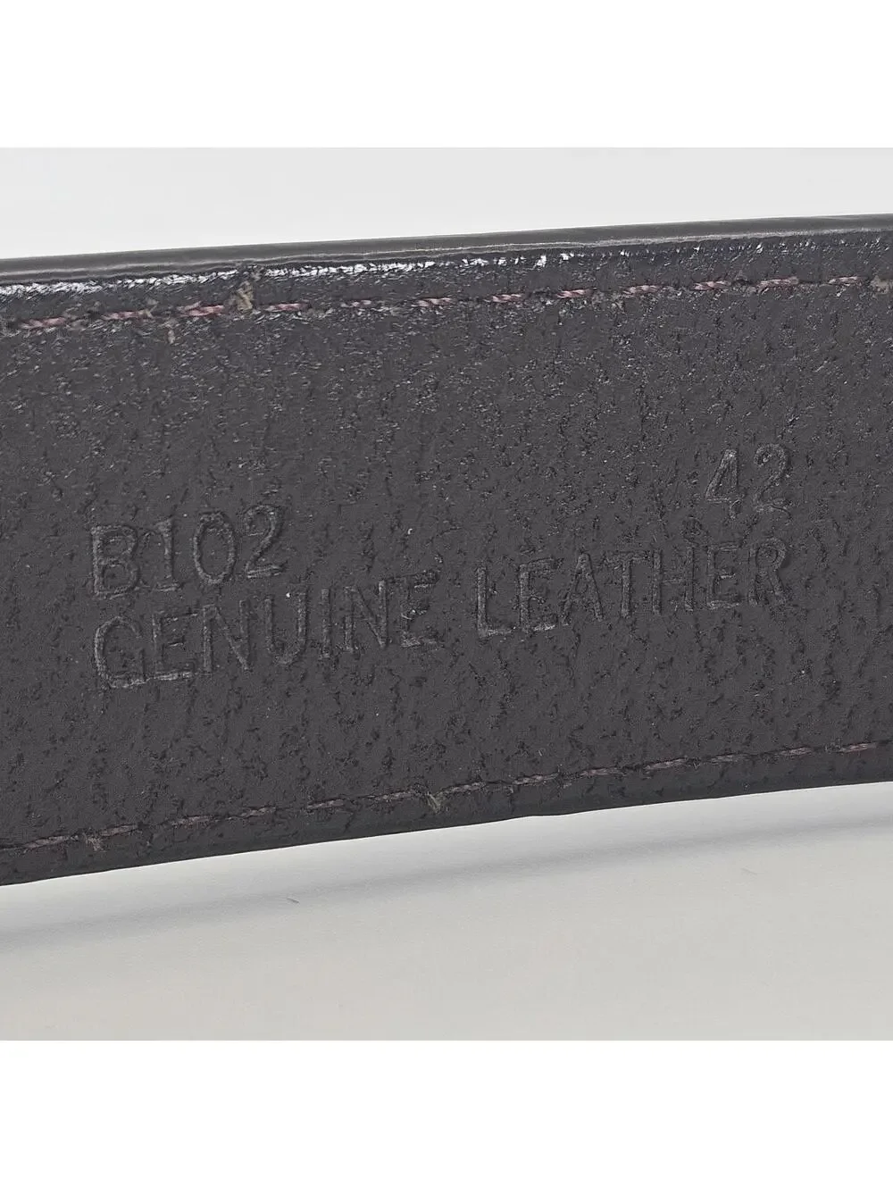 Men’s Badger Genuine Leather Belt Silver Tone Hardware Oval Deer Emblems Size 42